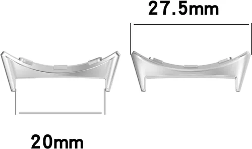Vista 2 de 2 pares compatibles con Google Pixel Watch/Pixel Watch 2, conector de repuesto de 0.78 pulgadas, para accesorios de Google Watch, adaptador