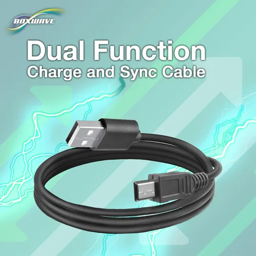 Vista 3 de BoxWave Cable compatible con Fujifilm FinePix S8600 - Cable DirectSync, carga duradera y sincronización