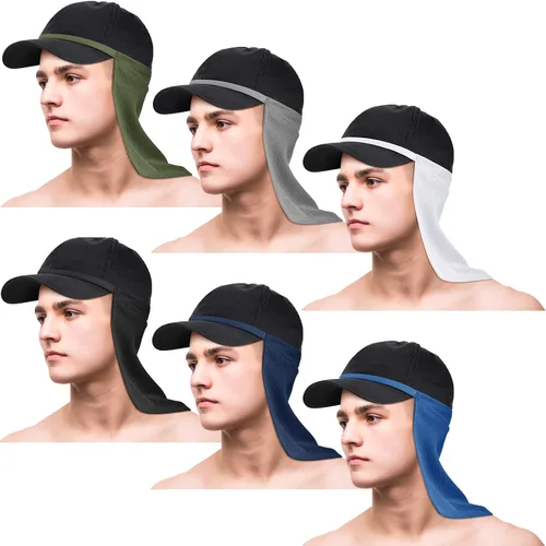 Vista 9 de Tatuo Polaina unisex para el cuello, protección solar, protección solar, multifuncional, 2 en 1, cubierta facial para deportes al aire libre, pesca