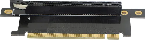 Vista 3 de Pci-E 16x tarjeta elevadora, PCI Express 3.0 16X cable de extensión 90 grados tarjeta de elevación de alta velocidad