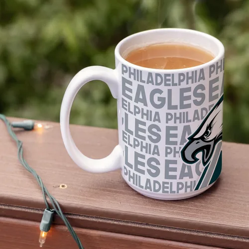 Vista 71 de Rico Industries NFL Football San Francisco 49ers - Taza de café de cerámica blanca de 15 onzas para fanáticos de la NFL