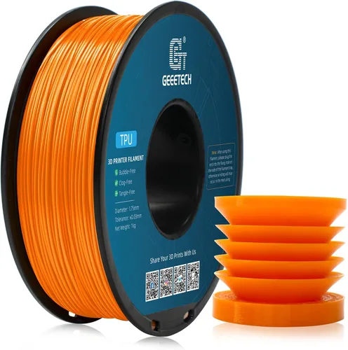 Vista 54 de Geeetech - Filamento PLA de 0.07 pulgadas, filamento de seda de bicolor, consumo dicromático de coextrusión brillante, 2.2 libras, 1 carrete