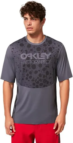 Vista 4 de Oakley Maillot manga corta Maven Rc, negro (Black Frog)