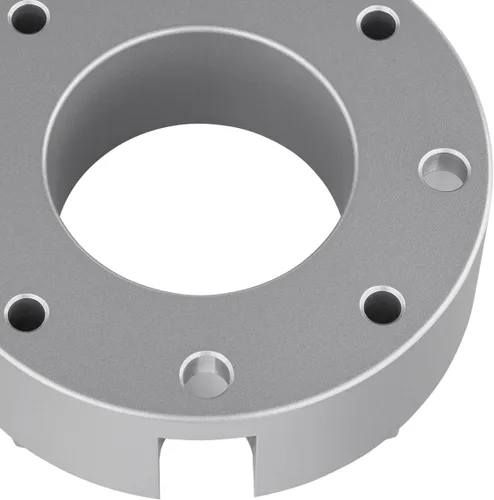 Vista 8 de Kit elevador para Toyota Tundra, espaciadores de puntal de palanquilla de avión T6 delanteros, Plateado