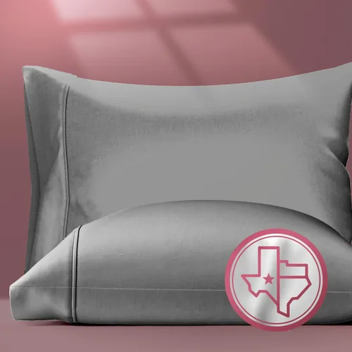 Vista 17 de TEXAS LINEN CO. Fundas de almohada 100% algodón egipcio tamaño Queen – Lujosas fundas de almohada de alta cantidad de hilos de la serie 800