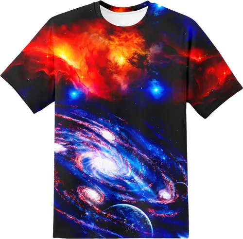 Vista 32 de Camiseta de manga corta con estampado 3D para niños y niñas de 6 a 16 años Bcm45-blanco