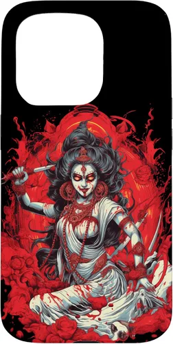 Vista 14 de iPhone 16 Kali Goddess of Death, Time and Doomsday Hindu God Occult Case