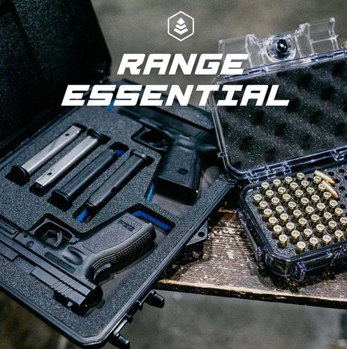 Vista 7 de Evergreen Funda protectora compacta discreta con bloqueo de 2 pistolas y 4 cargadores - CCW/seguro de viaje/especificaciones