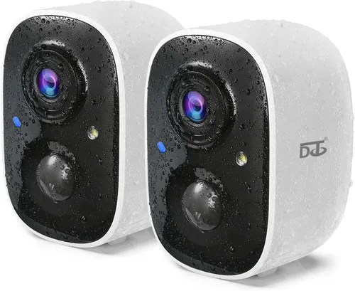 Vista 8 de DCT Panel solar para cámara de seguridad, 5 W con puerto micro USB y tipo C, IP65 impermeable al aire libre DC 5 V batería recargable 360° soporte