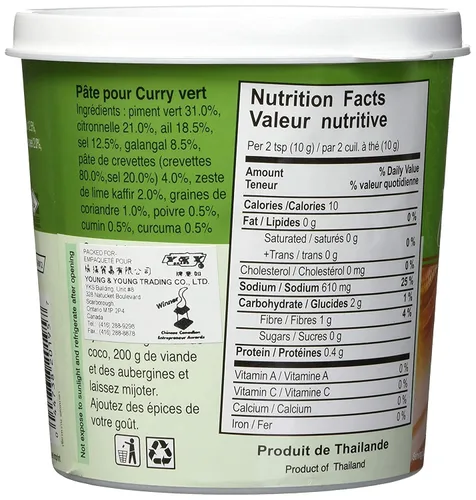Vista 2 de Pasta de curry verde de Mae Ploy - 1kg