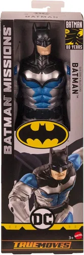 Vista 6 de DC COMICS Batman Missions Sub Zero Batman Figura de acción de 12 pies, 11 puntos de articulación, altamente posable, para batalla de congelación