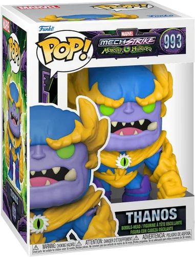 Vista 2 de POP Marvel: Monster Hunters - Figura de vinilo de Thanos Funko (con funda protectora de caja compatible), multicolor, 3.75 pulgadas