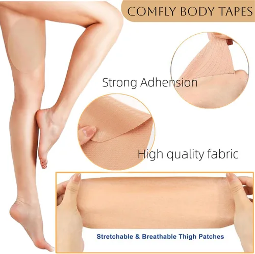 Vista 2 de Instant Thigh Lift Tapes Invisible Waterproof Firming Patches Anti-Chafing Body Tape Sticker Pads 10pcs for Loose Skin