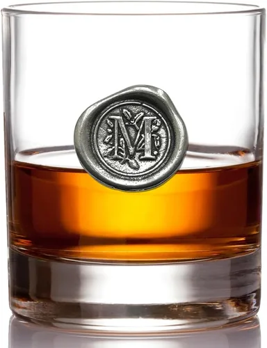 Vista 29 de English Pewter Company - Vaso de whisky antiguo de 11 onzas con inicial de monograma, regalos únicos para hombres, regalos personalizados con tu