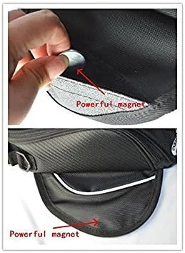 Vista 2 de Accesorios de motocicleta Bolsa de tanque Imán Pack MotoGear con ventana transparente para GPS o teléfono celular Bolsa impermeable para Yamaha