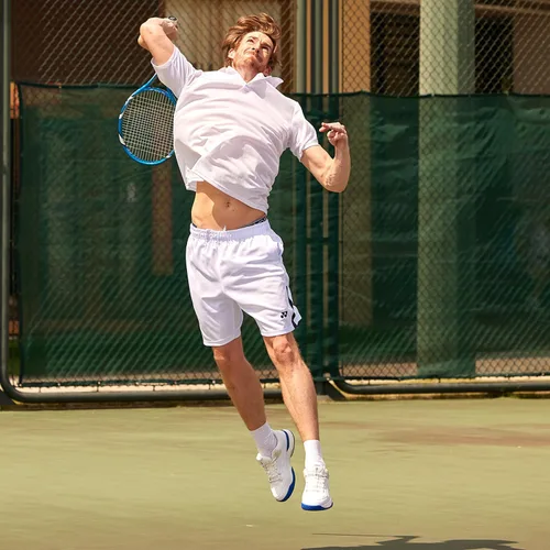 Vista 8 de FitVille Mens Wide Pickleball Shoes All Court Tennis Shoes with Arch Support for Plantar Fasciitis