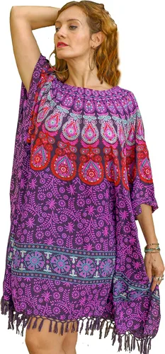 Vista 32 de Boho Chic Pareo - Pareo Mandala - Cubre Traje de Baño Bikini - Vestido de Playa - Envoltura
