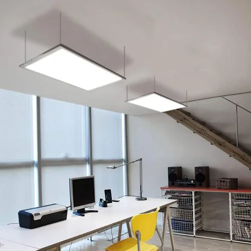 Vista 9 de Luz de panel plano LED 2x4 3000K - 5000K 50W 600W equivalente 0-10V regulable 6500 Lm CCT cambio de color borde iluminado panel LED 120-277V caída