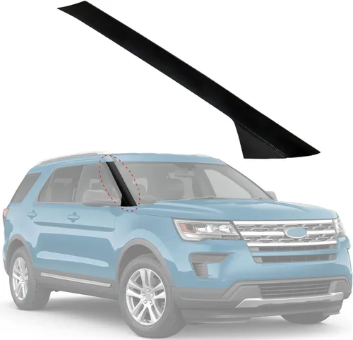Vista 12 de Moldura del Panel del Pilar Exterior del Parabrisas Delantero Izquierdo (Lado del Conductor) de Repuesto para Ford Explorer 2011-2019 de 4 Puertas