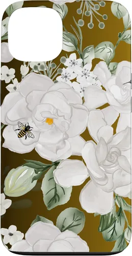 Vista 7 de Funda para iPhone 16 White Gardenia's Nectar Flowing Over