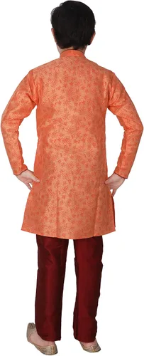 Vista 2 de Pro-Ethic Style Developer Conjunto de Kurta de seda india para niños 1 a 16 años Paquete de 1 (S-134)