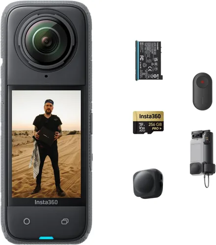 Vista 16 de Insta360 X4 Kit de Construcción - Cámara de construcción 360°, video HDR 360 de 8K30fps, foto de 72MP, lapsos de tiempo de 11K, compatible