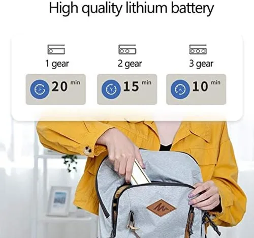 Vista 2 de Wireless Handheld Steam Iron Mini Portable USB Clothes Steamer With Charging Possibility Hanging Ironing For Travel Home 160W,Hilarious123