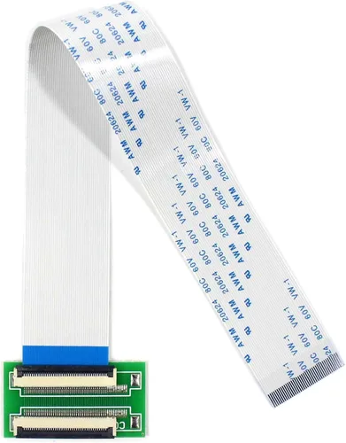Vista 6 de VSDISPLAY 30Pin a 30Pin ZIF 0.020 in Adaptador de conector con cable plano de extensión FFC Extend