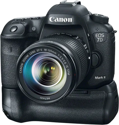 Vista 5 de Canon Cámara SLR digital EOS 7D Mark II con lente IS STM de 0.709-5.315 in (renovada)