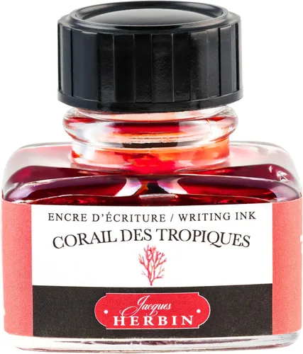Vista 14 de Tinta para pluma estilográfica Herbin - Botella de 30 ml - Bleu Azur