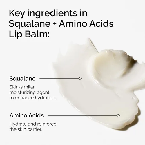 Vista 2 de The Ordinary Squalane + Aminoácidos Bálsamo labial hidratante para labios, codos y cutículas, 0.5 onzas líquidas