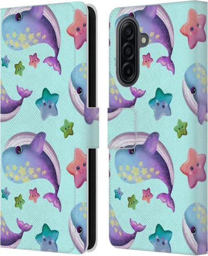 Vista 94 de Head Case Designs Officially Licensed Carla Morrow Colorful Space Dice Patterns Leather Wallet Case Compatible with Samsung Galaxy A07 4G