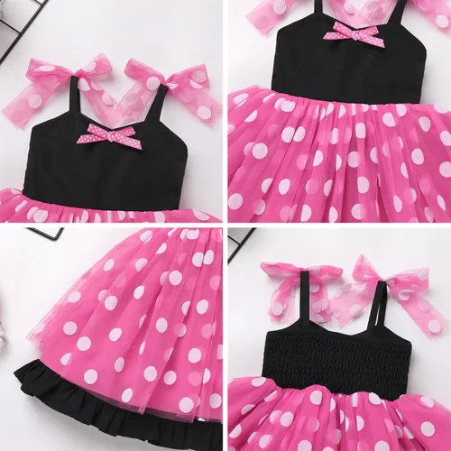 Vista 3 de Vestido de Halloween para bebé niña, primer cumpleaños, disfraz de primera Navidad, Pascua, princesa, tutú de tul