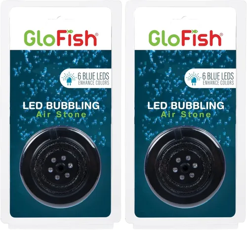 Vista 4 de GloFish Burbuja azul del LED, luces del acuario con la piedra del aire para los tanques de peces