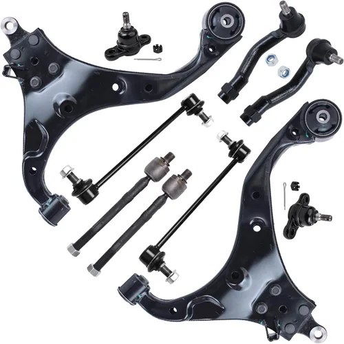 Vista 467 de Detroit Axle - Kit de suspensión frontal de 10 piezas para Dodge Avenger 2008-2014, Chrysler Sebring 2007-2010, 2 brazos de control inferiores, 2