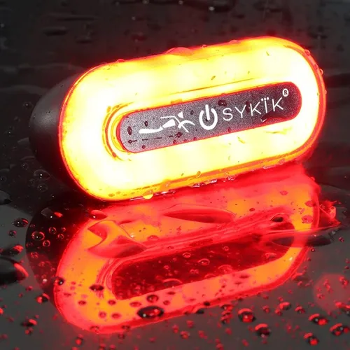 Vista 2 de SYKIK SRHL7 - Luz brillante para casco para mayor seguridad, se ve de día o de noche