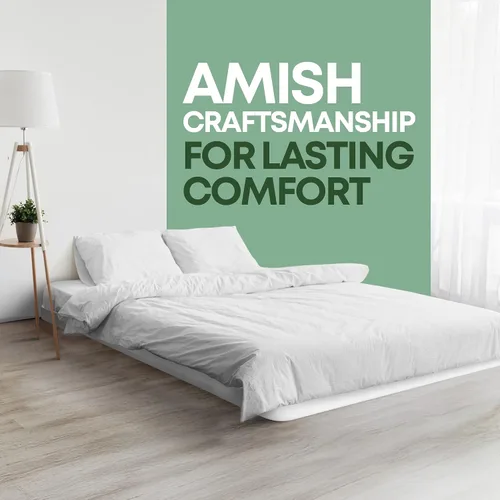 Vista 7 de Treaton, Cama Queen sin ensamblar – Somier de madera de 2.5 pulgadas – Fabricado en Estados Unidos – Silencioso sin ruido – Base de colchón