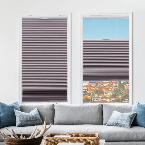 Vista 44 de Tonature Persianas Celulares de Tamaño Personalizado para Ventanas Cortinas Blackout sin Cordón Persianas Enrollables Protección UV Aislamiento