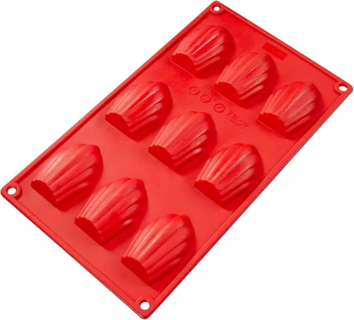 Vista 12 de Fat Daddio's - Utensilios de silicona para hornear, 8 cavidades Baba (3.1 oz)