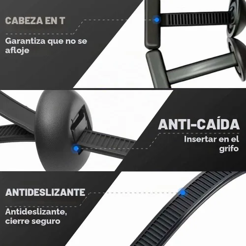 Vista 5 de 2026 Nueva Hebilla Universal de Brida de Cable de Nylon, Soporte de Hebilla de Brida de Cable de Nylon Autobloqueante Resistente, Nueva Hebilla 50