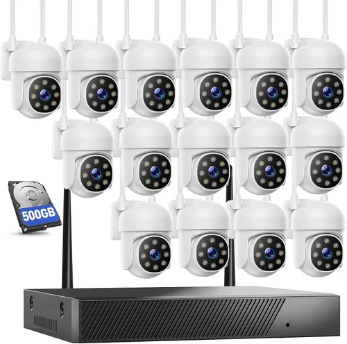 Vista 10 de CAMCAMP Sistema de cámara de seguridad inalámbrico al aire libre 8 cámaras