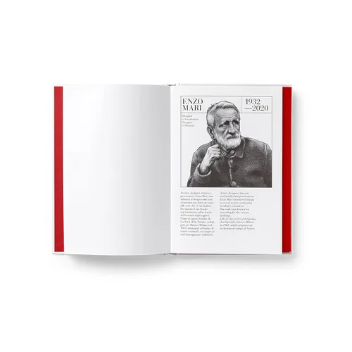 Vista 5 de PdiPigna - Cuaderno a rayas A5 tapa dura ENZO MARI DANESE One, La Manzana