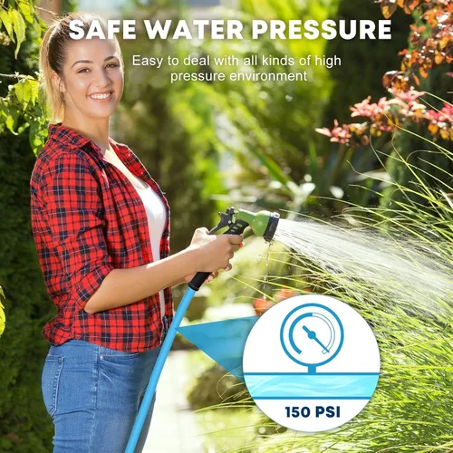 Vista 5 de Kohree Manguera de agua para autocaravana de 5/8 pulgadas x 15 pies, manguera de agua potable prémium con diseño sin torceduras, sin fugas, ligera
