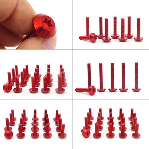 Vista 4 de Kits de carrocería motocicleta M4/M6 Tornillo de carenado Tornillo Tuercas Surtido para Yamaha Fjr1300 Fjr 1300 R1 2004 Xvs 650 Xvs650 Fz25 Fz 25