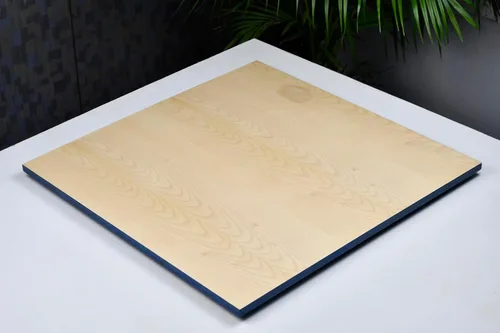 Vista 7 de CHESSBAZAAR Tablero de ajedrez de madera de lujo de 22 pulgadas con acabado brillante y acabado blanco de ceniza azul Tablero de ajedrez