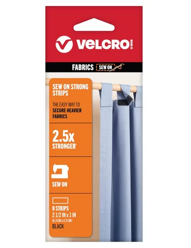 Vista 11 de VELCRO Brand Cinta de tela fuerte para coser Rollo de 30 pulgadas, negro