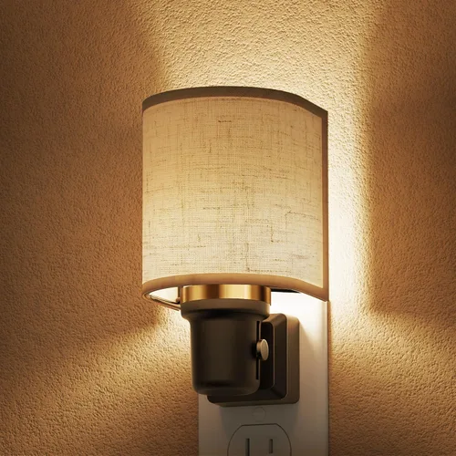 Vista 12 de L LOHAS LED Las luces nocturnas se enchufan a la pared, enchufe en la luz Beige-3000K
