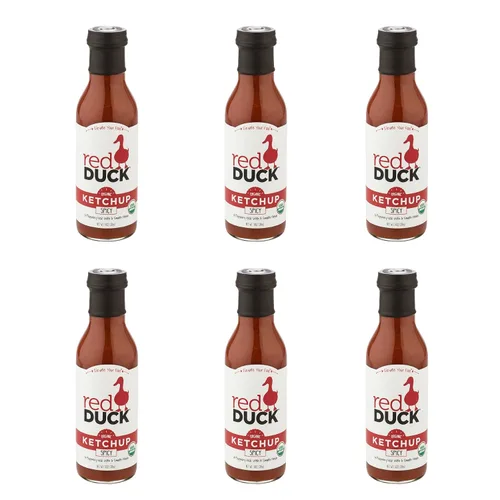 Vista 9 de Red Duck Ketchup orgánico original, sin gluten, totalmente natural, 14 onzas