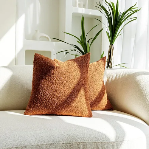 Vista 8 de Juego de 2 fundas de almohada neutras para otoño, 18 x 18 pulgadas, color beige, para cama, almohadas decorativas para sofá