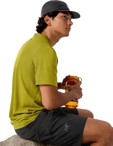 Vista 4 de Arc'teryx Cormac - Camisa de cuello redondo para hombre, transpirable, de secado rápido, para entrenamiento de gimnasio, senderismo, correr